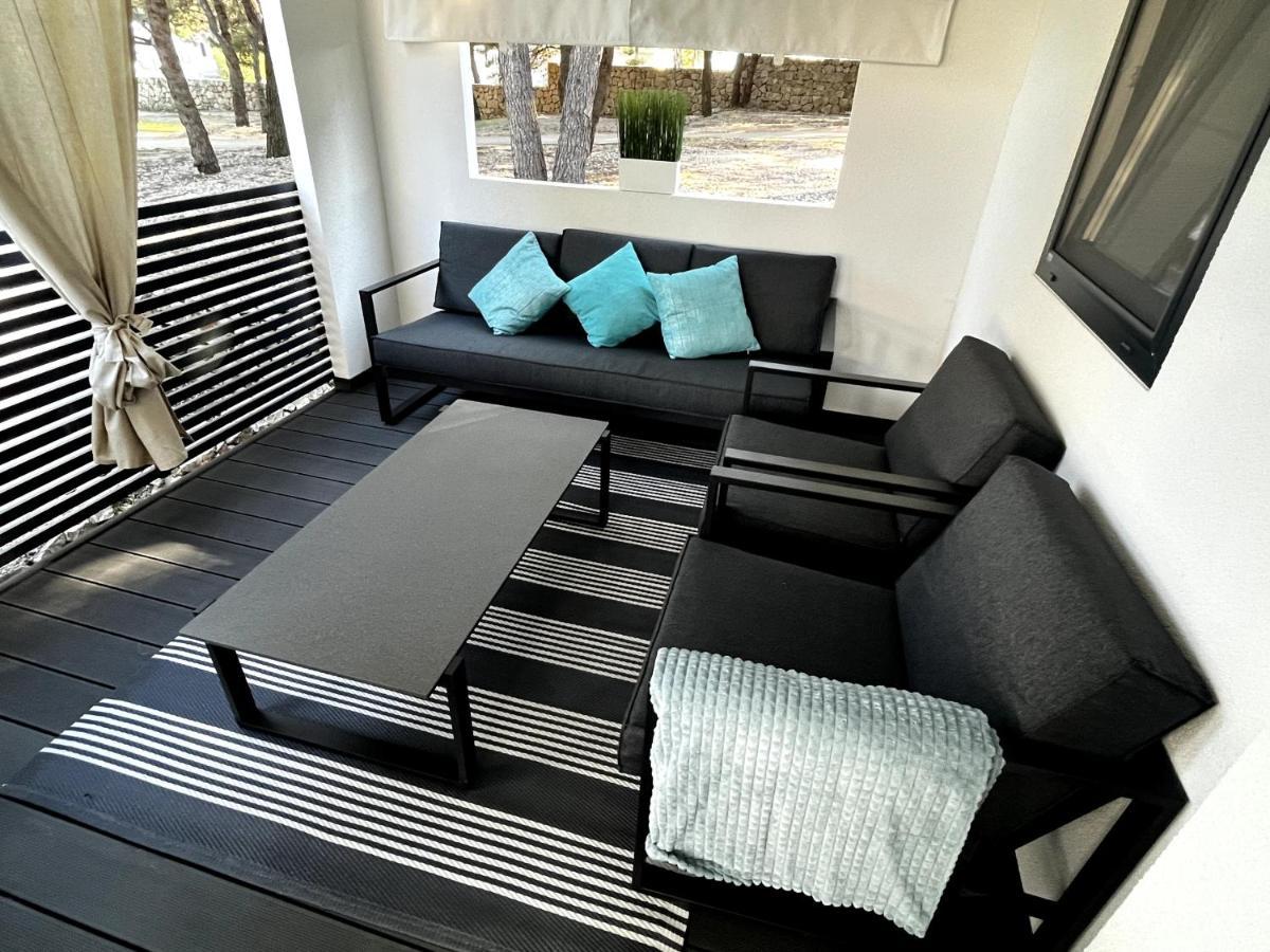 Luxury Mobile Home Pretty Green - Premium - Oaza Mira Resort -50 M From The Beach 드라게 외부 사진