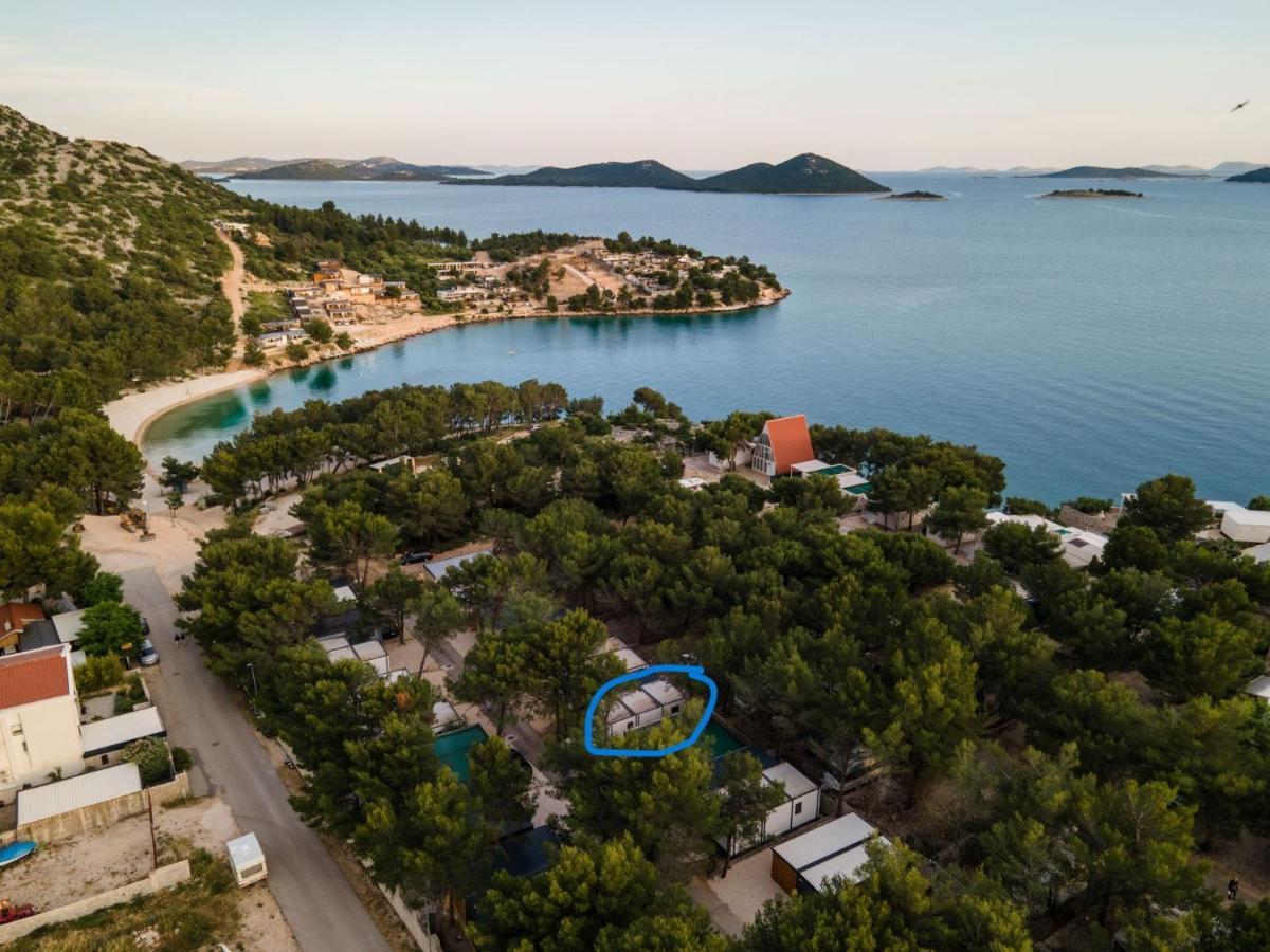 Luxury Mobile Home Pretty Green - Premium - Oaza Mira Resort -50 M From The Beach 드라게 외부 사진